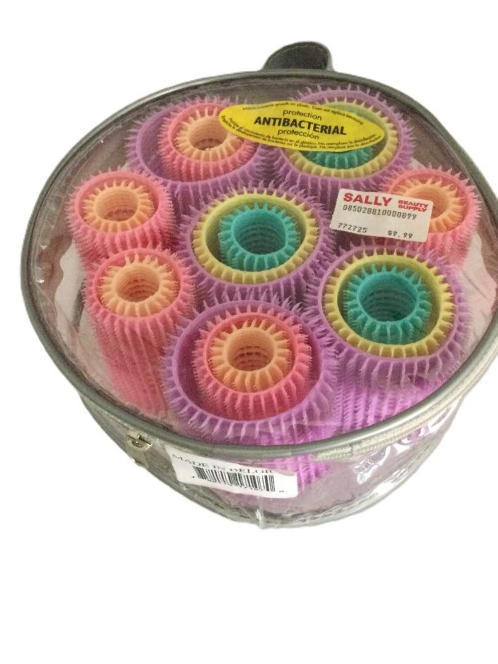 Vintage Sally Beauty Multi Size Velcro Hair Roller Set 21 Pc with Original Case